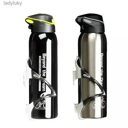 Water Bottles Cages Mountain Bike Bicycle Water Bottle Kettle Cycling Thermos Warm Keeping Water Cup Sports Bottle 500ml Aluminium Alloy 0.5LL240124