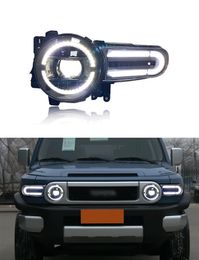 LED Daytime Running Turn Signal Head Light for Toyota FJ Cruiser Car Headlight 2007-2020 High Beam Projector Lens