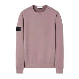 Mens Sweatshirt Spring And Autumn Couple Italy Style Round Neck Thick Sweater Pure Cotton Pullover Winter Long Sleeve 531