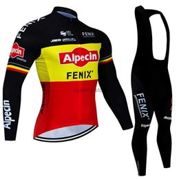 Men's Tracksuits 2023 Cycling Jerseys Sets Autumn Riding Long Seves Men Cycling Bib Set Bicyc Clothing Spring Bike ClothesH24123