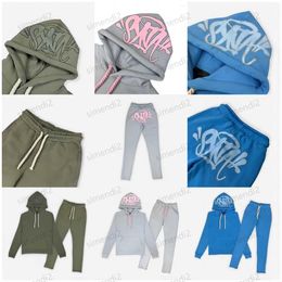 Sweatshirts Men's Tracksuits Clothes For Men Hoodie Sweatpants Suit Synaworld Y2K Tracksuit Women 2 Piece Set HipHop Casual Letter Print Ropa Para