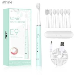 Electric Toothbrushes Replacement Heads SEAGO Sonic Toothbrush 360 Upgraded Automatic Rechargeable Tooth Brush Waterproof Gift SG548 YQ240124