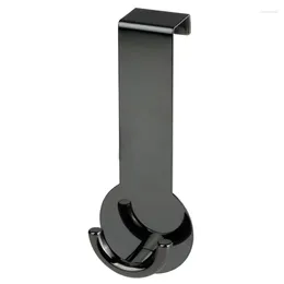 Hangers Back Door Hooks Stainless Steel Bedroom Durable Cabinet Kitchen Home El Coat Hat Study Clothes Hanger(Black)