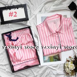 Premium Fashion Brand Women's Pyjamas Long Sleeved Top and Pants Underwear Suits for Women