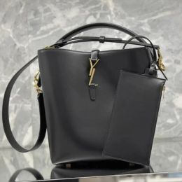 Luxury Handbags LE 37 Designer Shopping Bag Shiny Leather Bucket Bag Women Fashion Crossbody Shoulder Bags Top Quality Tote 2-in-1 Mini Wallet Purse Cluth