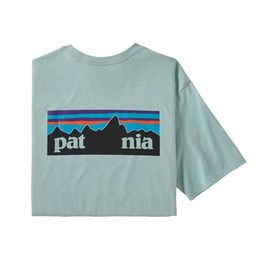 Patagoni Mountains Designer Man T Shirt Luxury Top Quality T-Shirts Designer Casual Sport Woman Shirt Fashion Pata Summer Overside Graphic Tee 206