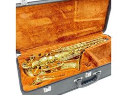 Alto Sax Saxophone A-500 Gold lacquer with case