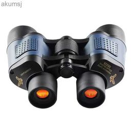 Telescopes Binoculars 60X60 optical telescope High power HD low light night vision Powerful hunting binoculars camping tools YQ240124