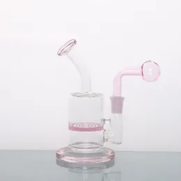 New Release Pink Philtre Cute Water Glass Hookah Bong With 14mm Pink pipe