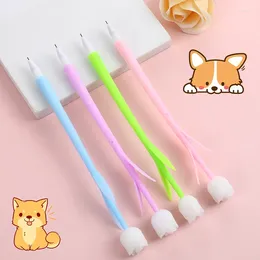 Pcs Small Fresh And Lovely Color-changing Rose Soft Rubber Shell Solid Color Gel Pens Candy-colored Student Stationery