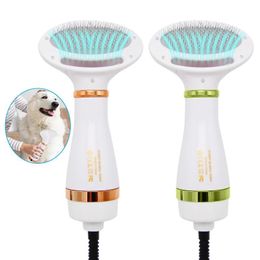 Supplies Pet Dog Hair Dryer 2in1 Cat Dog Dryer Grooming And Care Adjust Temperature Low Noise Pet Brush For Long and Short Dog Supplies