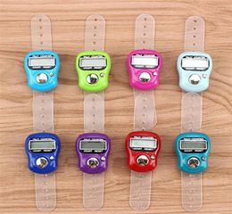 Mini Hand Hold Band Tally Counter LCD Digital Screen Finger Ring Electronic Head Count268J209Q5545829