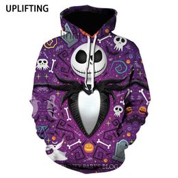 Men's Hoodies Sweatshirts Anime Movie Jack and Sally 3d Print Women Fashion Nightmare Before Christmas Horror Casual 2308076nrjpnz6 817h XEQL