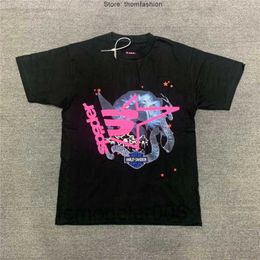 Men Women Foaming Printing Spider Web Pattern t Shirt Tees Young Thug Sp5der 555555 T-shirt EN7M EN7M EN7M