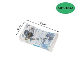 Other Festive Party Supplies 50% Size Aged Prop Money Uk Pounds Gbp Bank Game 100 20 Notes Authentic Film Edition Movies Play Fake Dhclw