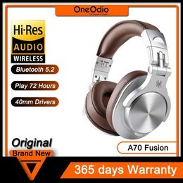 Headsets Oneodio A70 Fusion Bluetooth Wireless Headphones Bass Sound Studio Recording Headset with Daisy-chain for Professional DJ Mixing J240123