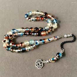 Strand Arabic Misbaha 10MM 51 Beads High Quality Resin Glow In Dark Rosary Bead Muslim Gifts Kehribar Islamic Jewelry Eid Mubarak