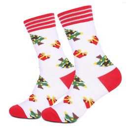 Men's Socks And Women's Christmas Printed Mid Length Comfortable Fashion For Men Women Wool Stockings Training