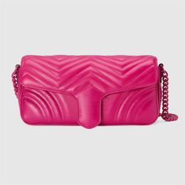 sell Cross Body Shoulder Bag Chain Plain Underarm Handbags Quilting Women Hobo Messenger Bags Handbag purse Leather Wavy strip2692