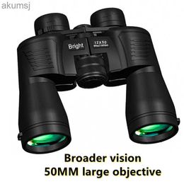 Telescopes Binoculars 12X50 High Power HD Telescope Large Eyepiece Wide Field of View Paul Telescope YQ240124