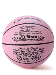 Customised Outdoor Basketball Gift Size 7 Basketball Outdoor Carved Birthday Graduation Return to School Gift 240124