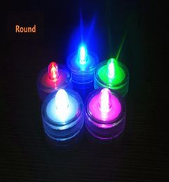 Underwater Lights LED Candle Lights Submersible Tea Light Waterproof Candle Underwater Tea Light Sub Lights Battery Waterproof Nig7316393