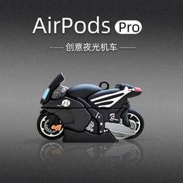 Cell Phone Cases Fashion Sports Motorcycle Style Box For Apple AirPods 1 2 Pro Case Silicone Soft Headphone Wireless Bluetooth Earphone Cover