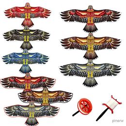 Kite Accessories 50 Metre Kite Line Large Eagle Flying Bird Kites 1.1m Eagle Kite Children Gift Family Trips Garden Outdoor Toys Sports Toy