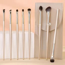 Makeup Brushes 8pcs EyeShadow Set Professional Angled Eyebrow Eyeliner Contour Brush Concealer Make Up Tools