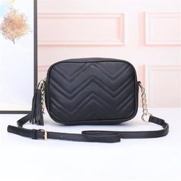 High Quality New models Women Handbags Gold Chain Shoulder Bags Crossbody Soho Bag Disco Messenger Bag Purse Wallet 3 colors Black2157