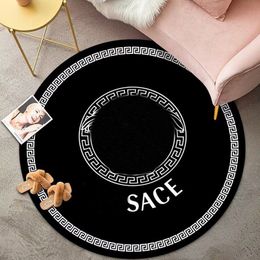 Carpet Designer Living Room Circular Carpet Classic Non Slip Carpet Bedroom Living Room Coffee Floor Mat Rugs Home Decoration Carpets