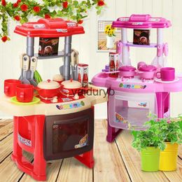 Kitchens Play Food 2020 New Kids Kitchen Set ldren Toys LargeSimulation Model Colourful Educational Toy for Girl Babyvaiduryb