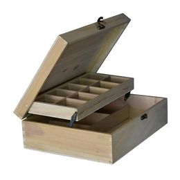Display Wooden Storage Box DIY Crafts Simple Fashion Jewellery Box for Jewellery Make Up Necklace Ear Ring Girls Gifts