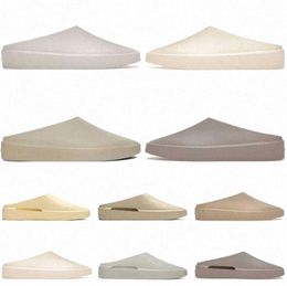 with box wholesale Fears God Sandals The California Slip-On Designer Slippers Shoes Nlke Slides Women Mens Almond Cement Concrete Cream Oat Big 12ess