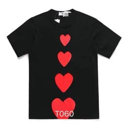 Gioca a marchi magliette da uomo più nuovissimi da uomo designer di magliette Amri Maglietta Casual Tshirt Man Cashing Little Red Heart Chuan Kubao Ling Polo Shirt Cosplay