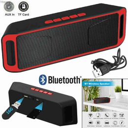 Portable Speakers Portable Bluetooth Speaker Wireless Mini Speaker Amplifier Stereo Subwoofer Speaker TF USB Built-in Mic Dual Bass YQ240124