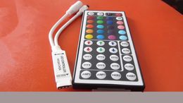 Mini RGB LED Controller with 44 keys Remote controller for SMD 5050/3528 RGB Led Strip Light DC -5V~24V 6A LL