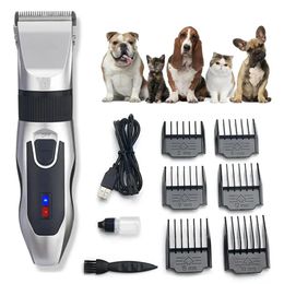 Trimmers Pet Dog Hair Trimmer USB Charging Electric Dog Hair Remover Lownoise Cat Hair Cutter Machine Shaver Clippers Pet Grooming Tool