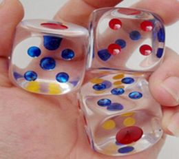 29mm 6 Sided Crystal Dices Transparent Clear Dice Kids Party Games Children Educational Toy Drink Game Good High Quality N22718933