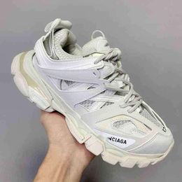 Designer Balencigs Fashion Casual Shoes Roller Skates Spring Paris Daddy 2024 Track3 Trend Retro High Sole Sports C QC2L