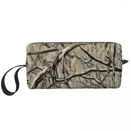 Cosmetic Bags Hunting Camouflage Real Tree Makeup Large Capacity Bag Trendy Travel Organiser Case