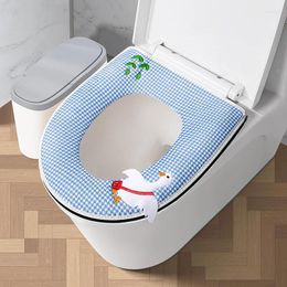 Toilet Seat Covers Selling Crystal Velvet Ultra Soft Embroidered Cushion All Season Universal Thickened Waterproof Cover