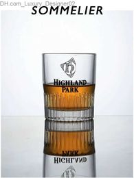 Wine Glasses Chamvin Private Collection HIGHLAND PARK Glass Whiskey Glass Single Malt Crystal Wine Tumbler Vodka Cognac y Snifter Cup Q240124