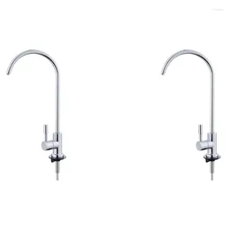 Kitchen Faucets LJL-2X 1/4 Inch Stainless Steel Faucet Water Philtre Tap For Sink Rotation Fast Connexion Drinking