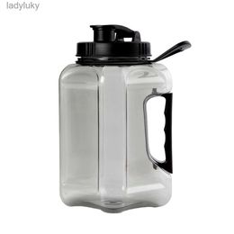 Water Bottles Cages 2 4L Bottle Sports Kettle Camping Running Fitness Gym Travel Leakproof Big Drinking Cup Flask with Dual Handle L240124