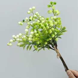 Decorative Flowers Realistic Looking Foam Berries Elegant Holiday Decoration With Faux Simulation Berry For Christmas Wedding