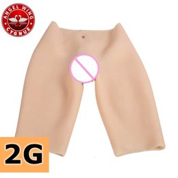 Costume Accessories Fifth Silicone Realistic Vagina Panties Shemale Crossdresser Pussy Pants Transgender Artificial Sex Fake Underwear Enhancer Hip