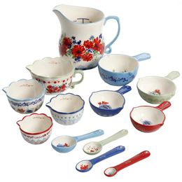 Bakeware Tools Durable Stoare Classic Charm 13-Piece Measuring Cup Set