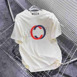 luxurious designer Men's T-Shirts brand clothing shirts letter pure cotton short sleeve spring summer fashion tide mens womens tees 001 Q51E