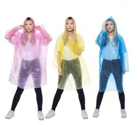 Raincoats Family Pack Of 3 Adult Poncho Waterproof Disposable Travel Raincoat Lightweight With Hood For Outdoor Camping/Recreation/Hiking